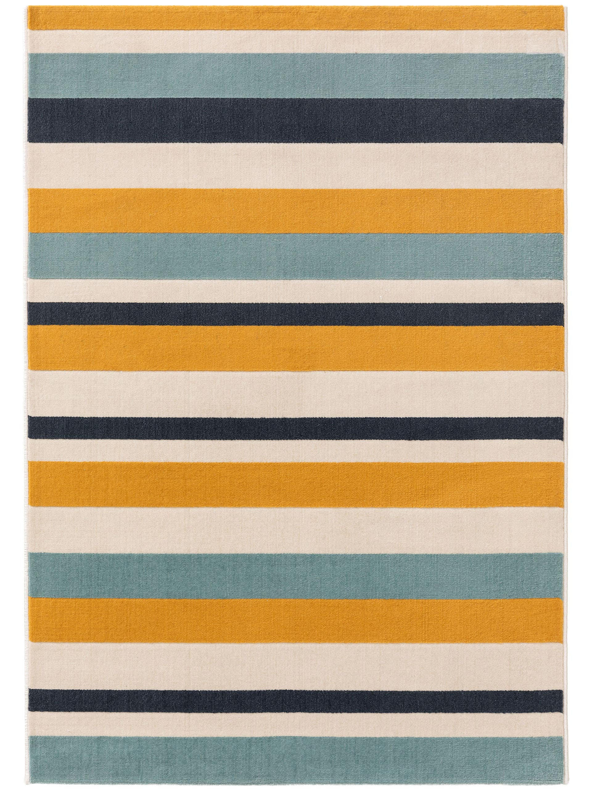 TEPPICH Dessert Blau/Gelb 160x230 cm - Blau, Textil (160/230cm) - benuta Pop