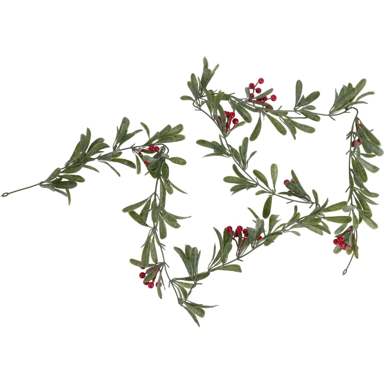 DEKO-GIRLANDE mit roten Beeren 180/8/8 cm - Grün, Kunststoff (8/8/180cm) - Home Styling Collection