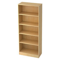 REGAL - 5 Ordnerhöhen 40/80/200,4 cm in Ahornfarben - Ahornfarben, Holzwerkstoff (80/200.4/40cm) - bümö