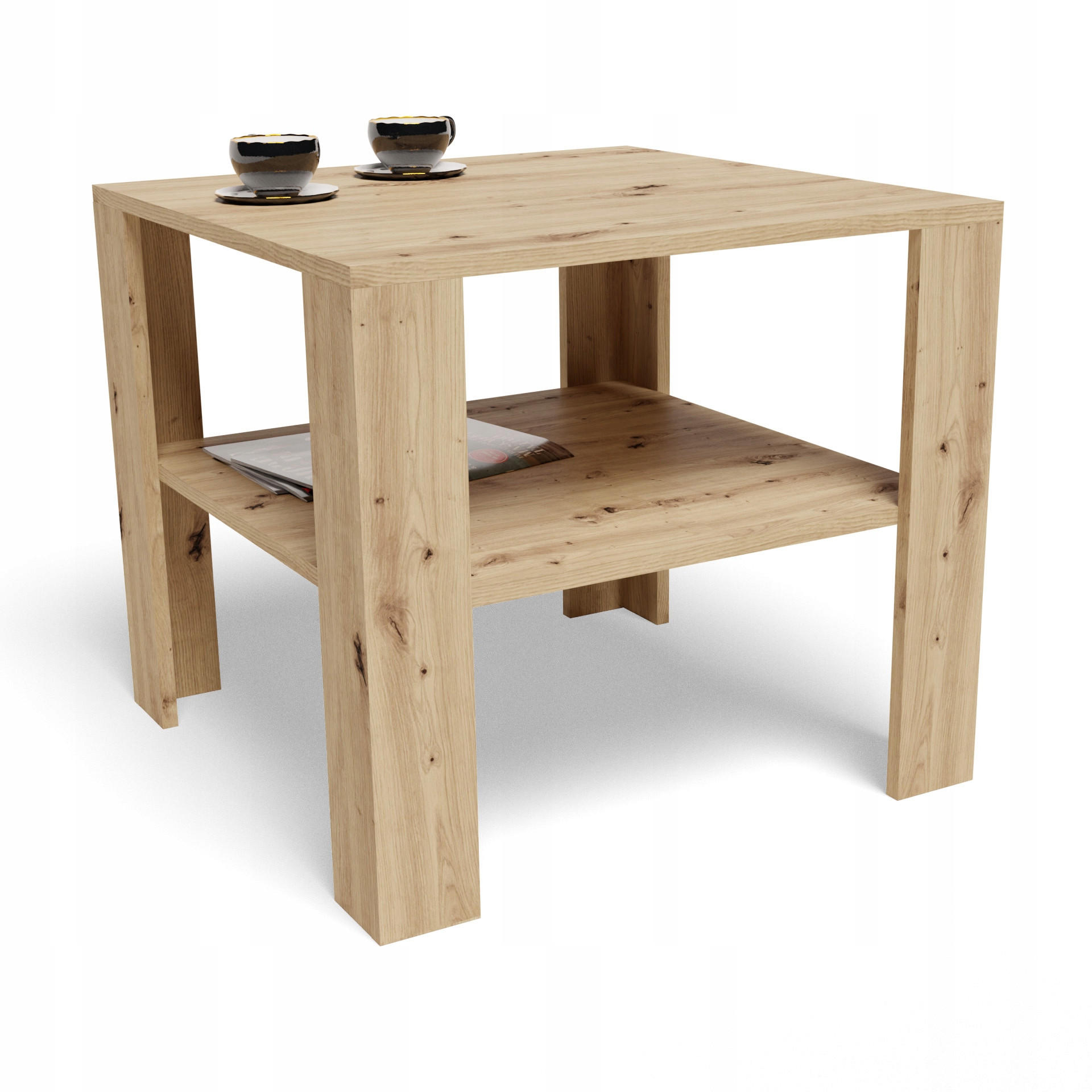 Matkam Möbel Couchtisch Eiche Artisan 68x60x68 cm