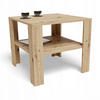 COUCHTISCH HOCH EX3 Artisan Eiche 68/68/60 cm - Eiche Artisan, Holzwerkstoff (68/68/60cm) - Matkam Möbel