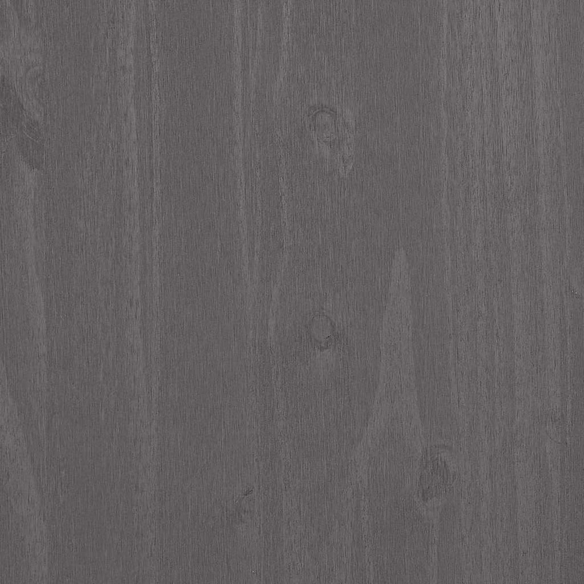 KLEIDERSCHRANK Hamar Hellgrau 89/50/180 Cm Massivholz Kiefer - Grau, Holz (50/180/89cm) - vidaXL