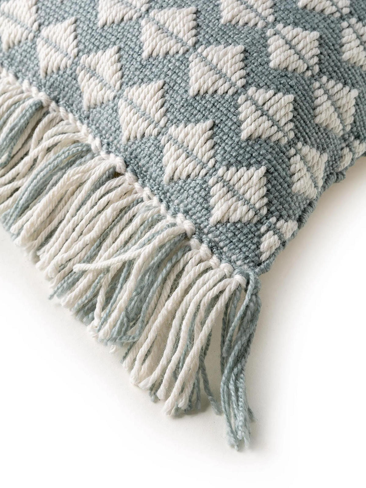 OUTDOORKISSEN Morty Blau 30x50 cm - Blau, Textil (30/50cm) - benuta