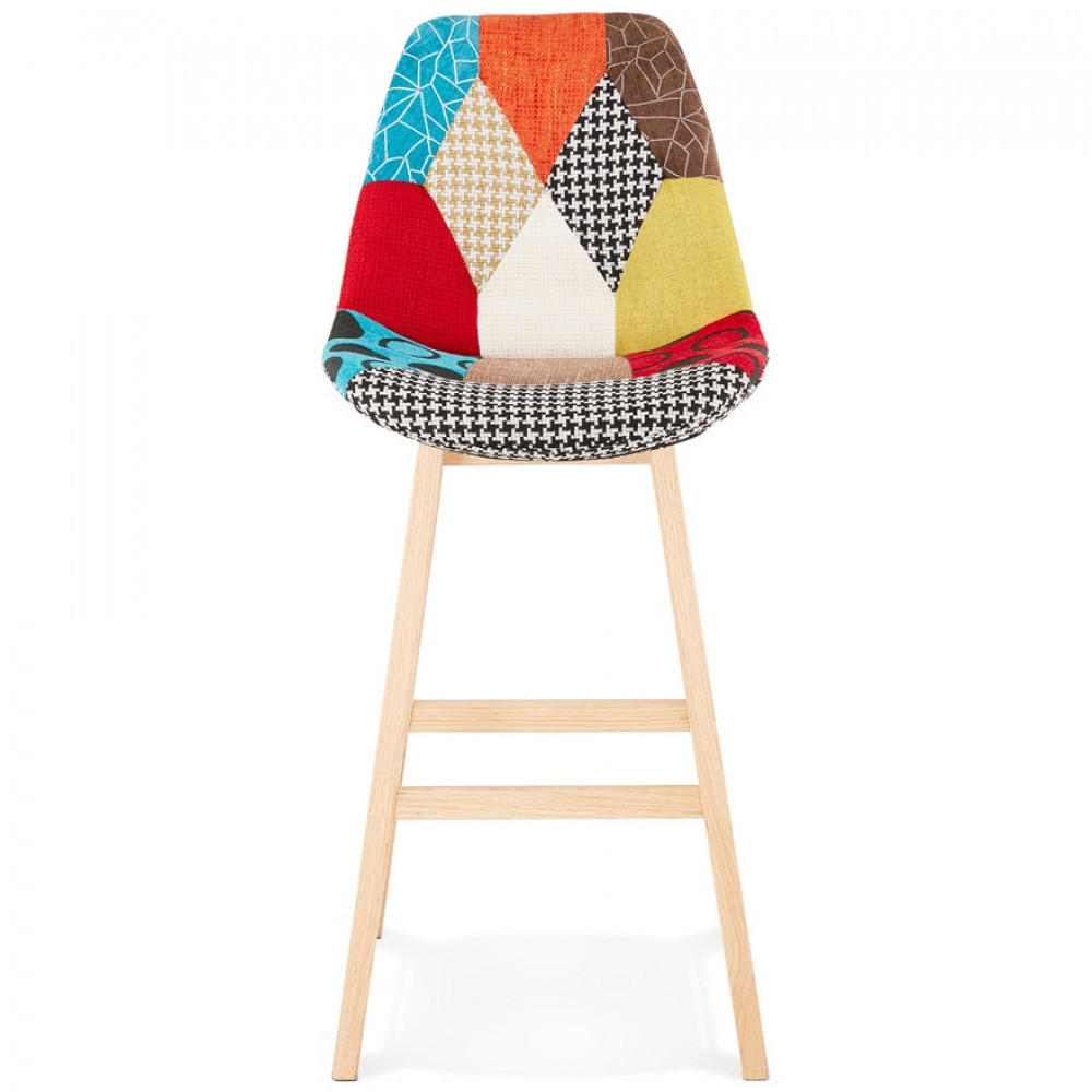 BARHOCKER mehrfarbig 49x114x56cm - Multicolor, Holz/Textil (49/114/56cm) - AlterEgo