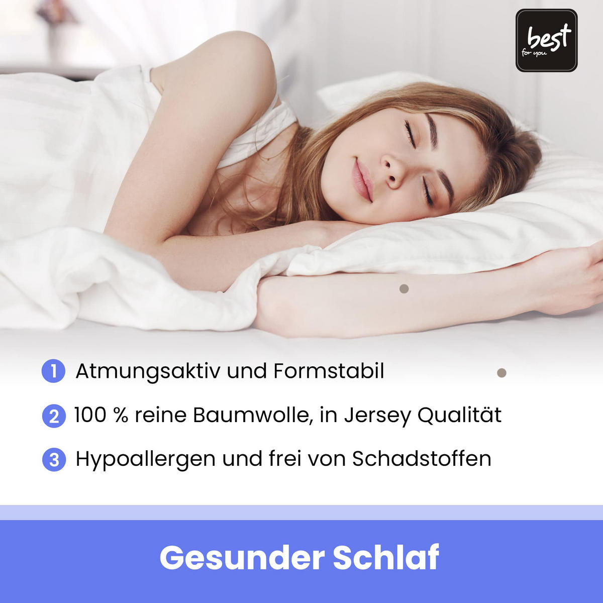 SPANNBETTLAKEN 60/120 cm, Baumwolle Elastisch 100 % Baumwolle Weiß - Weiß, Textil (60/120cm) - Best For Home