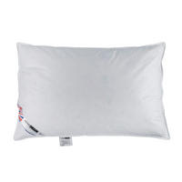 KOPFKISSEN Federn & Daunen mit Kamille 48/74 cm - Weiß, Textil (48/74cm) - Homescapes