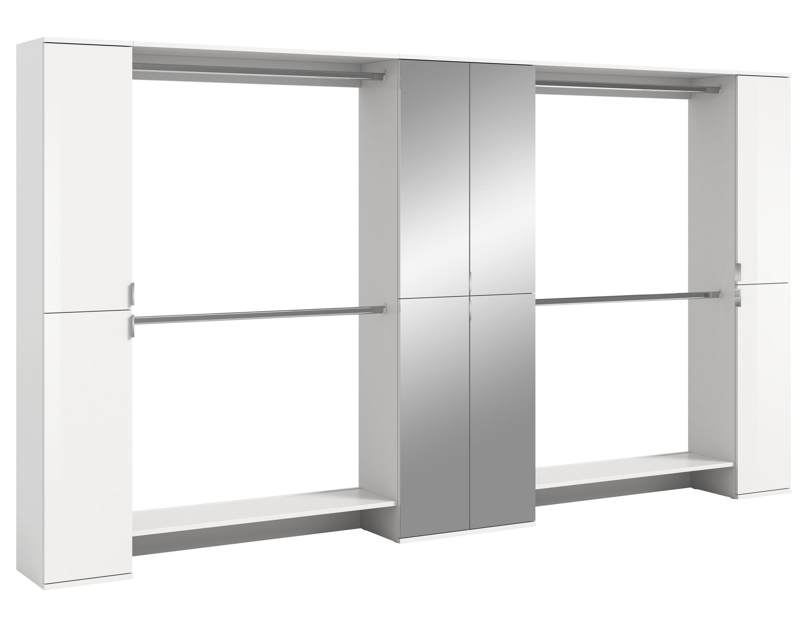Homes & Jones Garderobe Weiß 341x191x37 cm