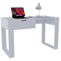 SCHREIBTISCH Weiß 120/73/53,6 cm - Weiß, Holzwerkstoff (53.6/120/73cm) - CraftPAK