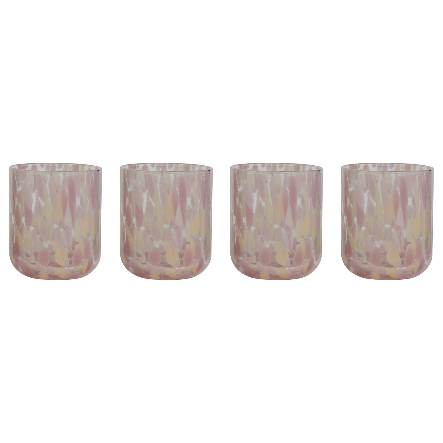 TRINKGLAS (6er-Set) Confetti - Rosa, Glas (0.33L) - Butlers