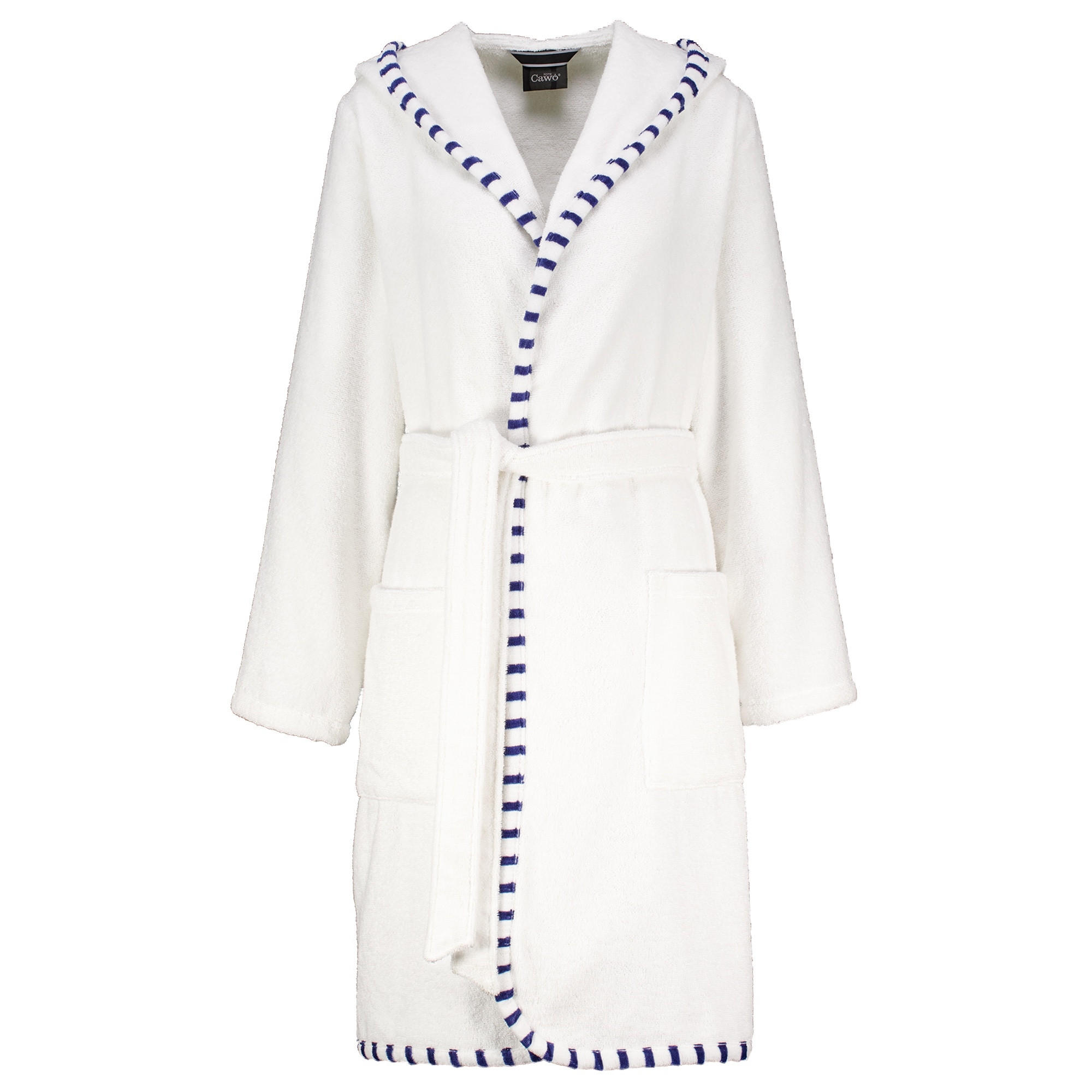 BADEMANTEL DAMEN KAPUZE BRETON 848 WEISS - 600 - Weiß, Textil (Lnull) - Cawoe