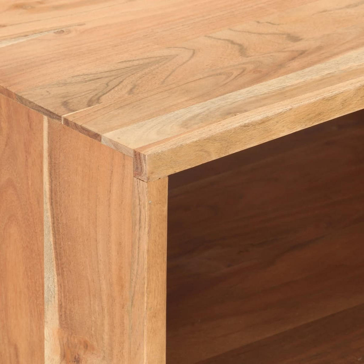 COUCHTISCH 100 x 50 x 45 cm Akazie - Braun, Holz (100/50/45cm) - furnicato