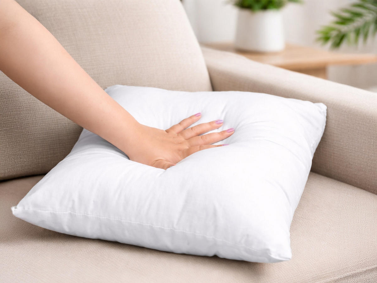 FEDERKISSEN PublikPlus 80/80 cm - Creme, Textil (80/80cm) - beties Heimtextil