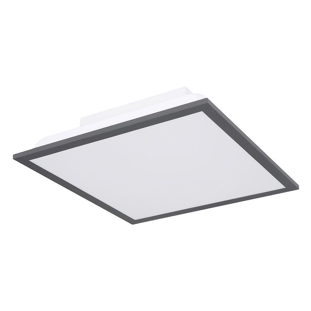 LED DECKENLEUCHTE Doro Grau Aluminium - Grau, Metall (30/30/7.5cm)