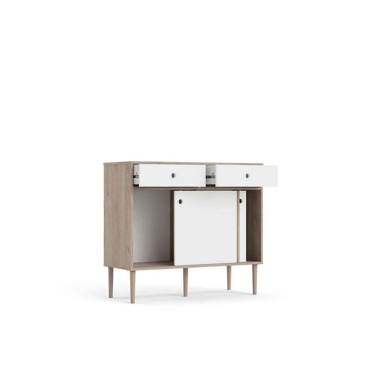 KOMMODE weiß - Weiß, Holzwerkstoff (99/89/41cm) - ebuy24