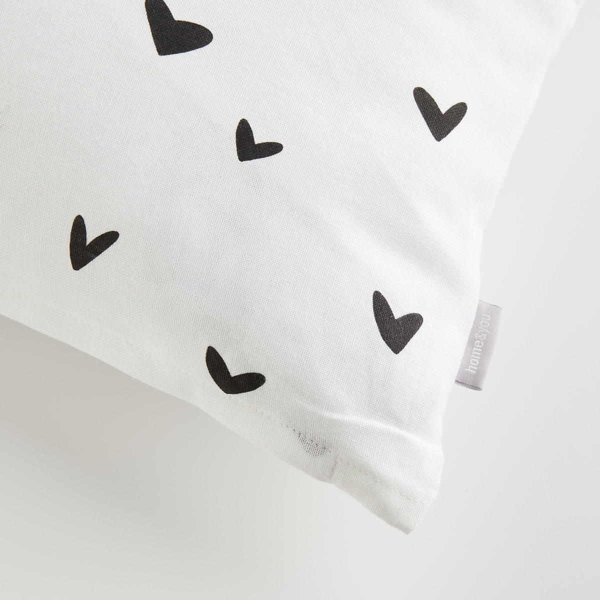 KISSENBEZUG Mallory - Weiß, Textil (45/45cm) - home&you