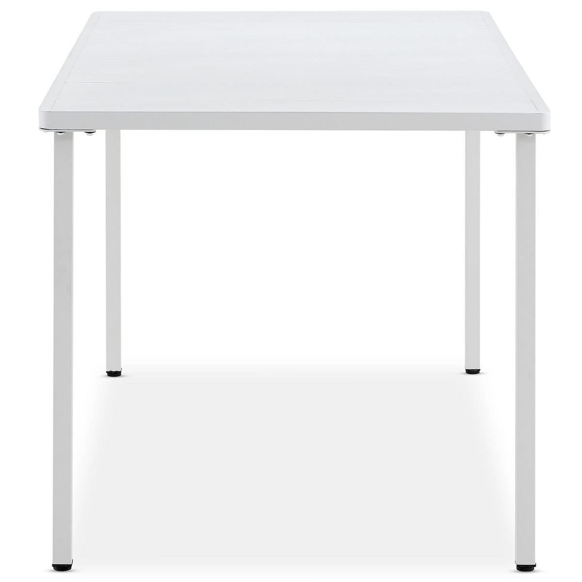 GARTENTISCH AZALEA weiß - Weiß, Metall (80/140/75cm) - IDIMEX