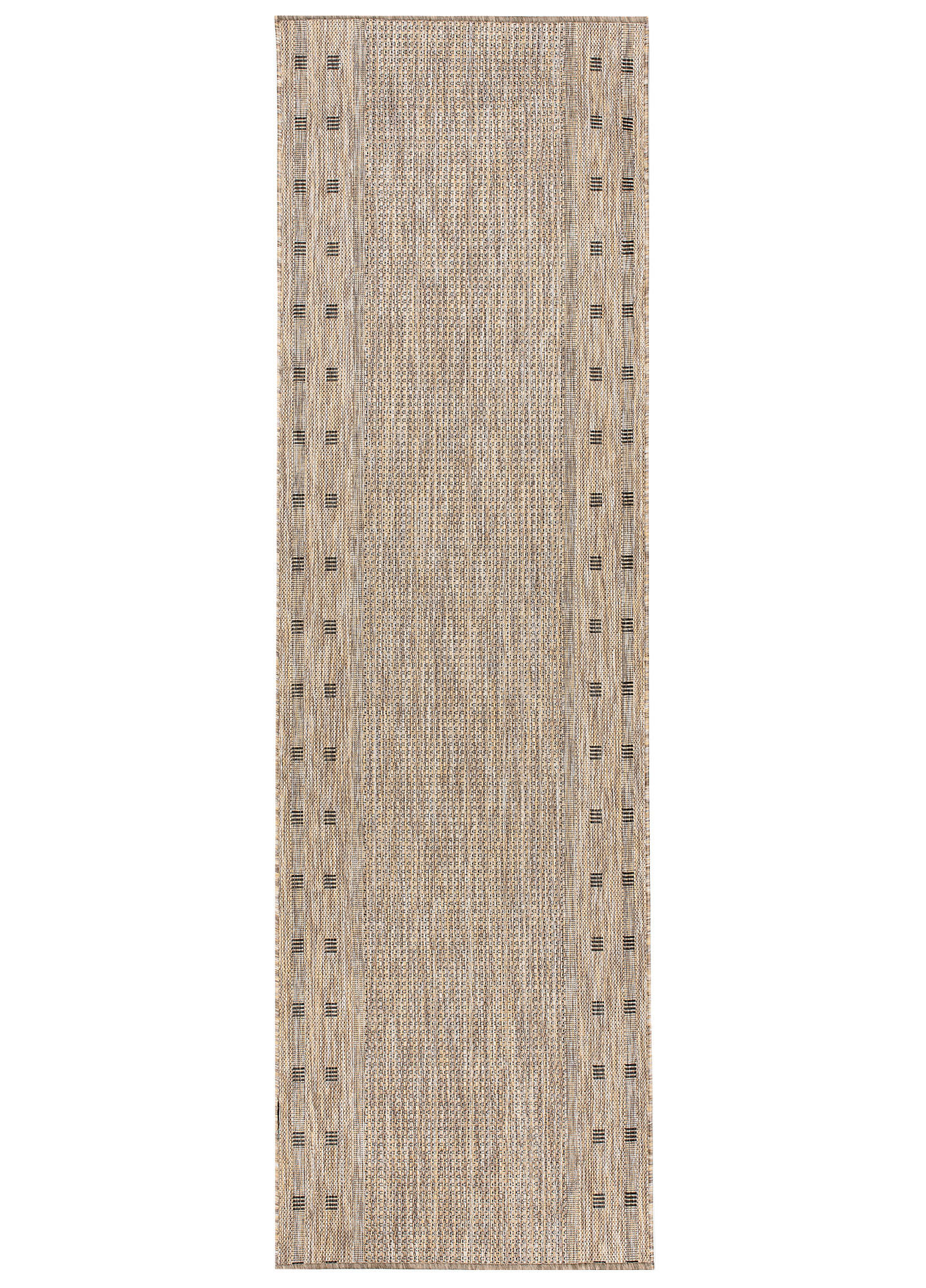 LÄUFER MELISSA Braun Modern Geometrisch 80/1200 cm - Braun, Textil (80/1200cm) - Tapiso