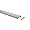 GARDINENSCHIENE / OBJEKTSCHIENE Primax 200 cm, 2-läufig Silbergrau - Silberfarben/Alufarben, Metall (4.3/0.9/200cm) - INTERDECO