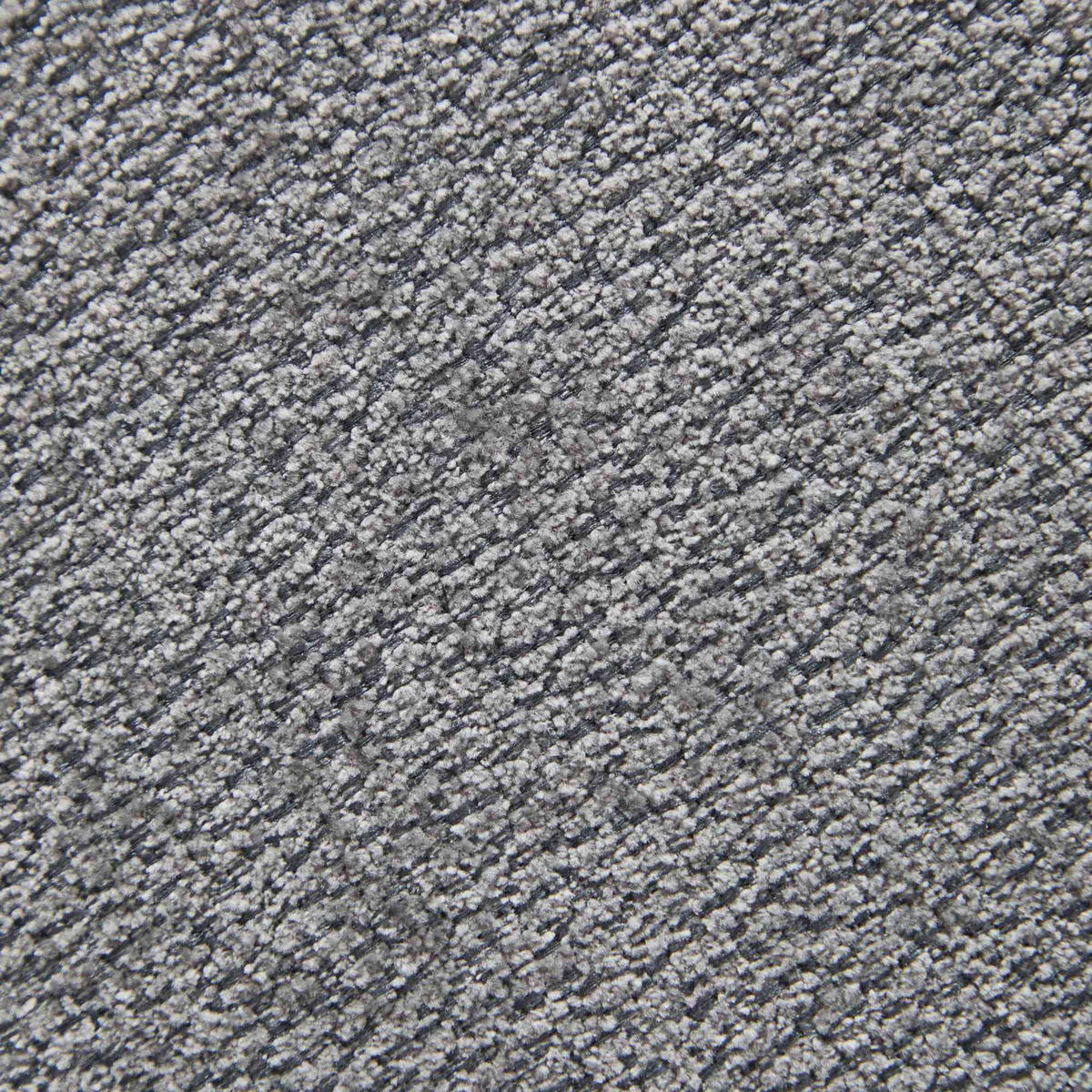 ESSZIMMERSTUHL 2er-Set aus Chenille mit Metallbeinen, Grau - Grau, Textil (52/80/46.5cm)