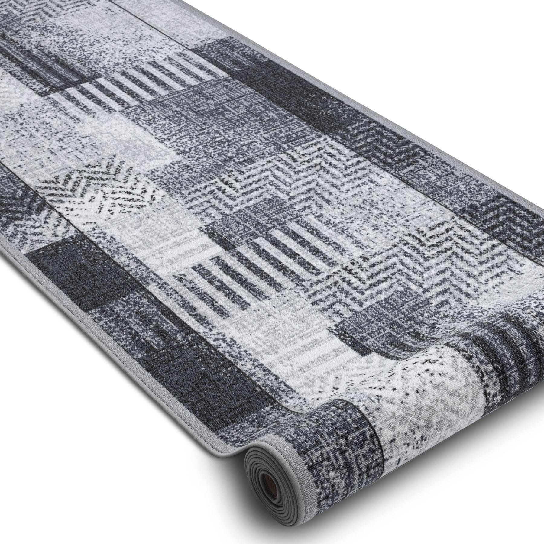LÄUFER Antirutsch ESSENZA 80/230 cm - Grau, Textil (80/230cm) - rugsX
