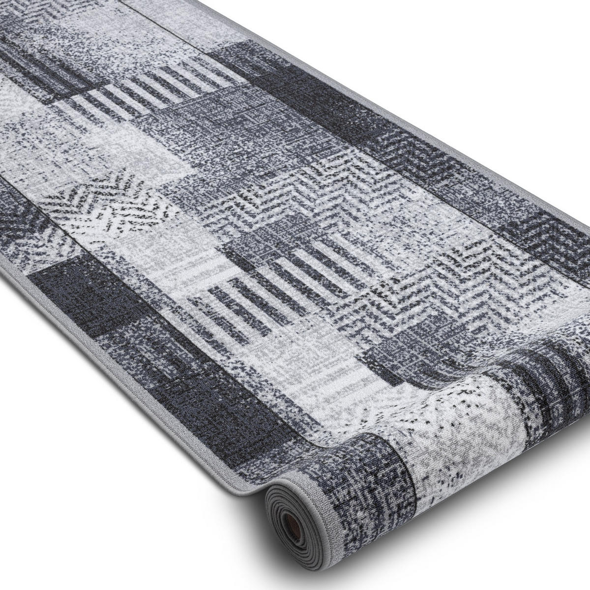 LÄUFER Antirutsch ESSENZA 80/230 cm - Grau, Textil (80/230cm) - rugsX