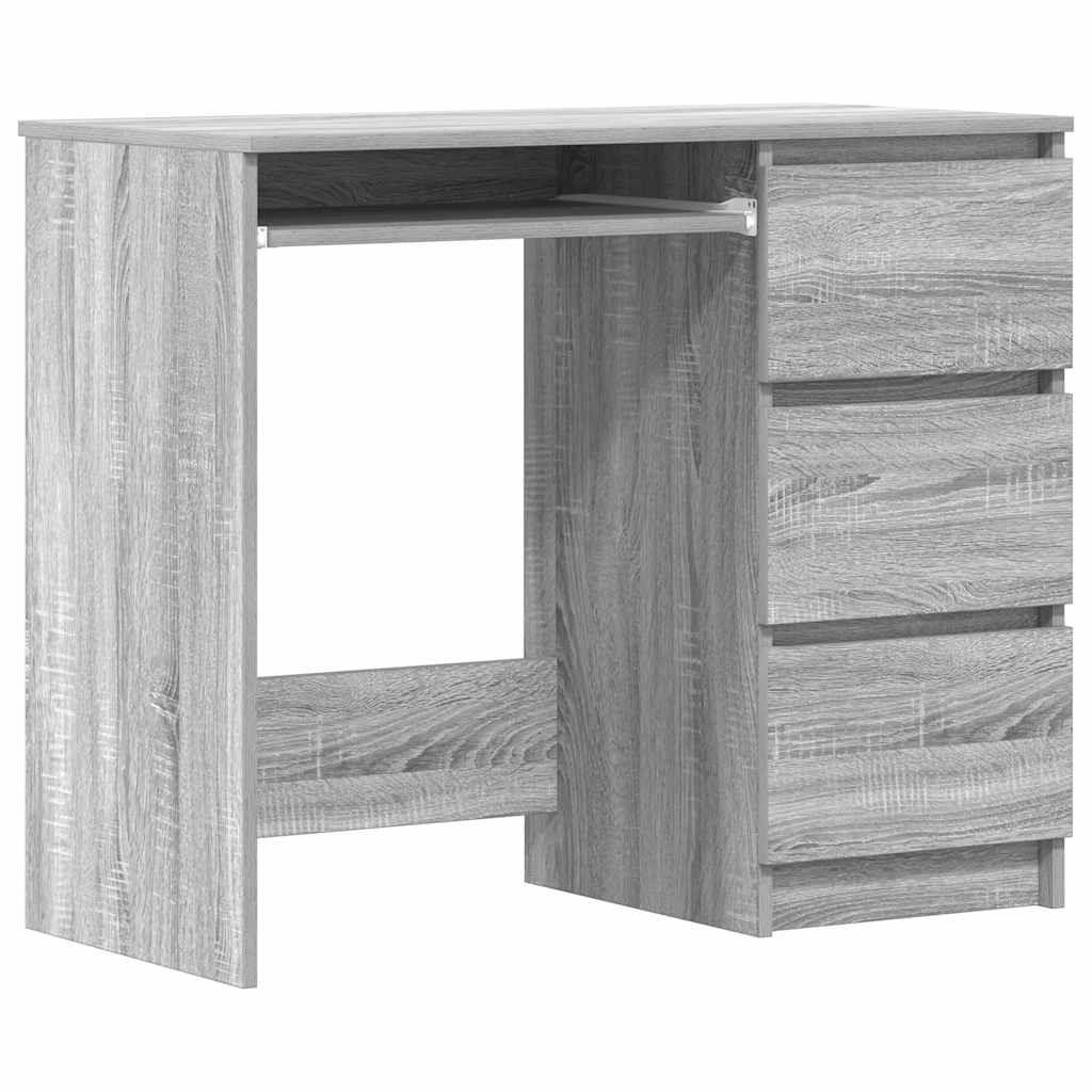 vidaXL Schreibtisch Silbereichen 45x76x90 cm