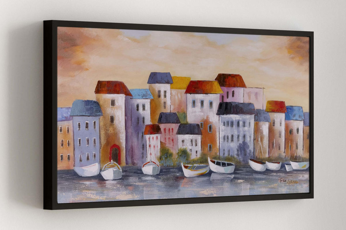 ACRYLBILD HANDGEMALT 120/60 cm - Multicolor, Holz/Textil (120/60cm) - KUNSTLOFT