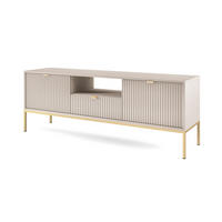 LOWBOARD Nova Kaschmir / Gold 154 / 39 / 56cm - Kaschmir/Goldfarben, Holz/Holzwerkstoff (154/56/39cm) - Feldmann-Wohnen