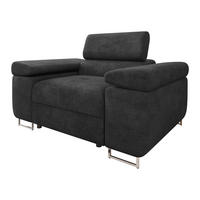 SESSEL Torezio - Anthrazit, Holz/Textil (134/90/102cm) - MIRJAN24