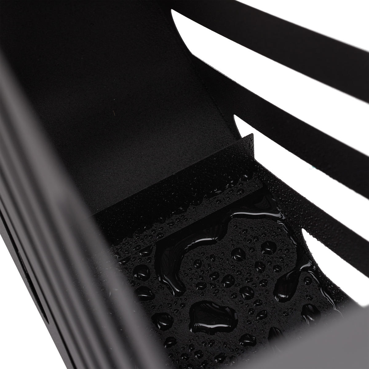 REGENSCHIRMSTÄNDER - Schwarz, Metall (40/48/15cm) - Relaxdays