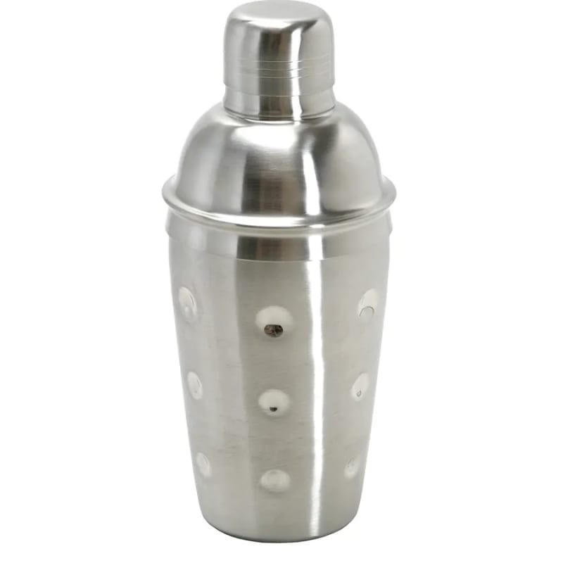 COCKTAILSHAKER 3-tlg., Edelstahl, 500 ml - Edelstahlfarben, Metall (9.5/9.5/26cm) - ich-zapfe