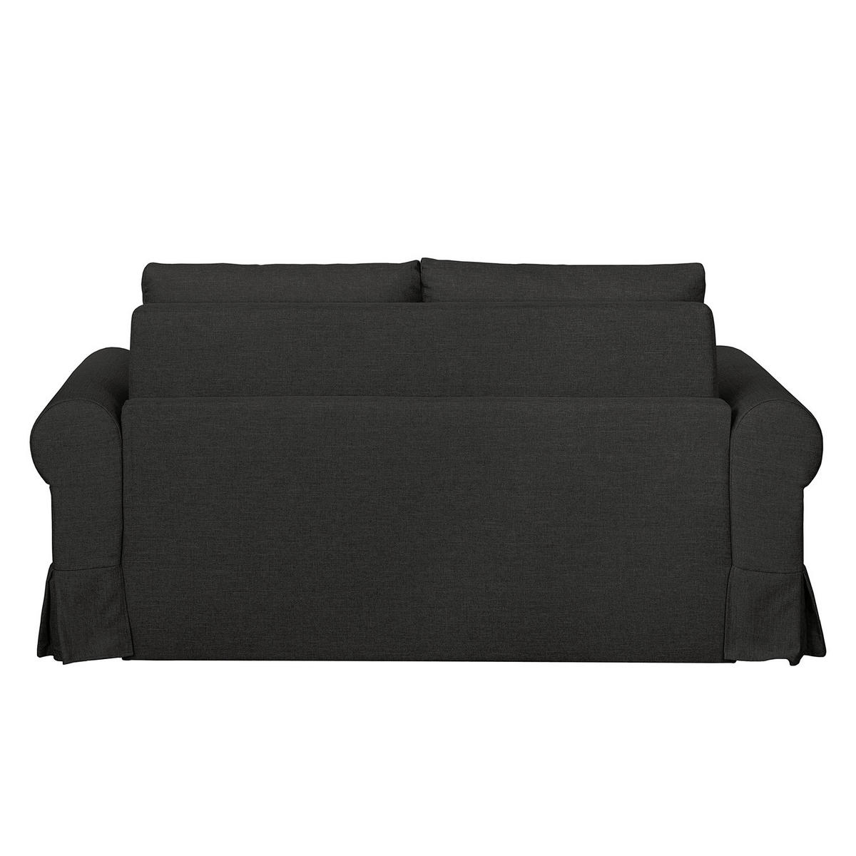 SCHLAFSOFA mit Husse - Schwarz, Textil (165/90/90cm) - home24