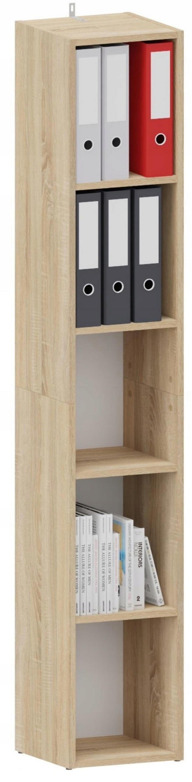 HOCHREGAL BODO DUAL R30O Sonoma Eiche 30/30/175 cm - Sonoma Eiche, Holzwerkstoff (30/175/30cm) - Matkam Möbel