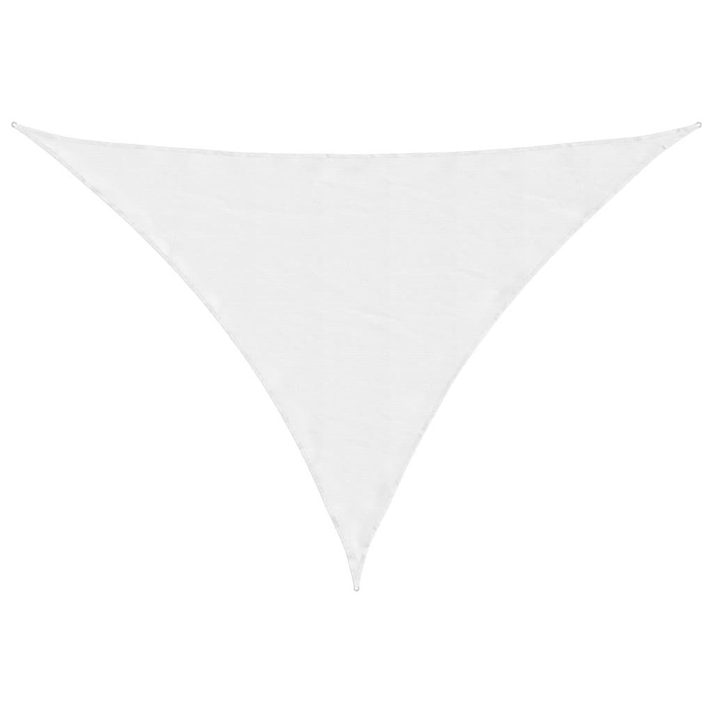 SONNENSEGEL Oxford-Gewebe Dreieckig 3x3x4,24 m Weiß - Weiß, Textil (300/300cm) - furnicato