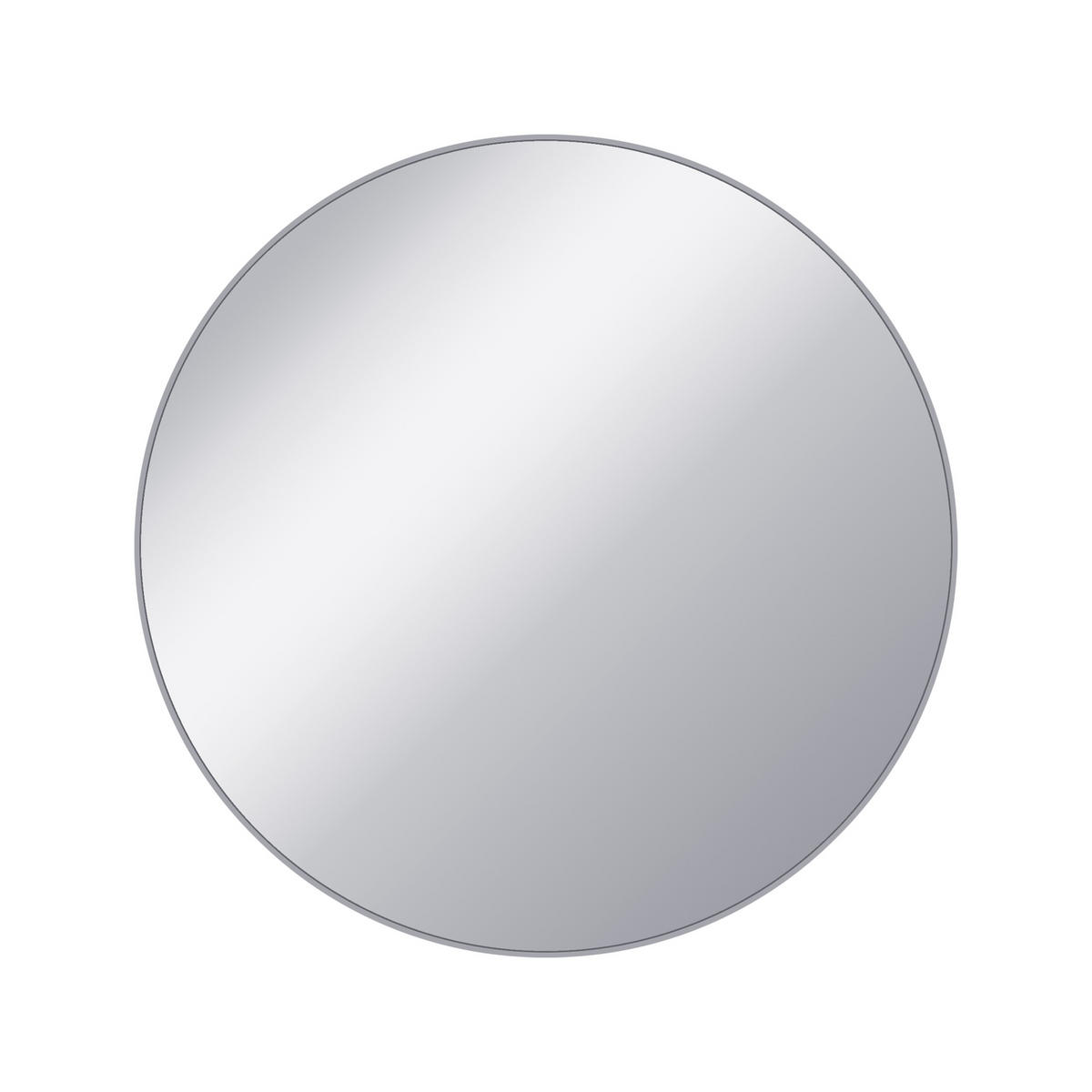 BEISTELLTISCH rund Silber Ø 43/45 cm - Grau, Metall (45/43/45cm) - WOMO-DESIGN