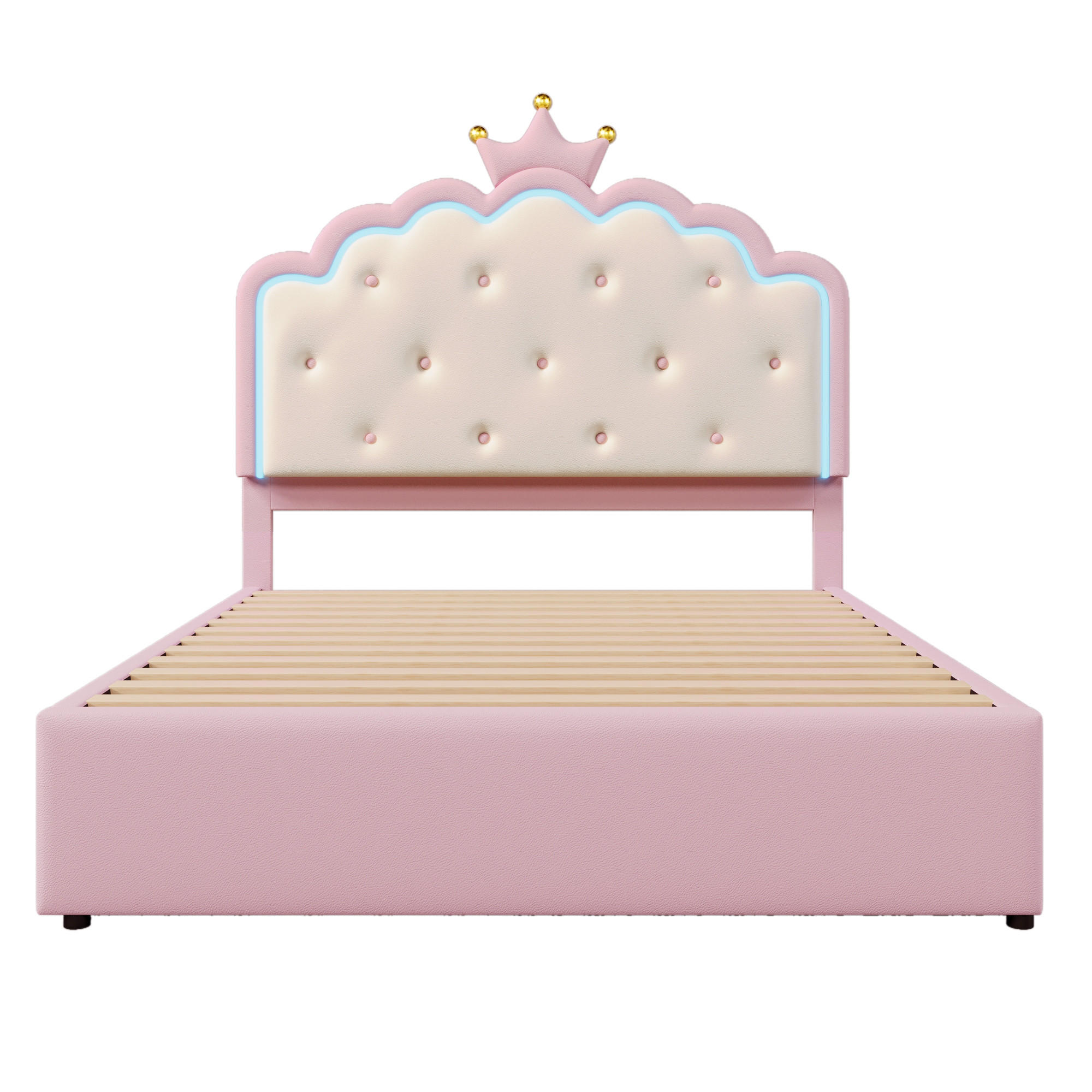 XXXLutz Polsterbett Pink