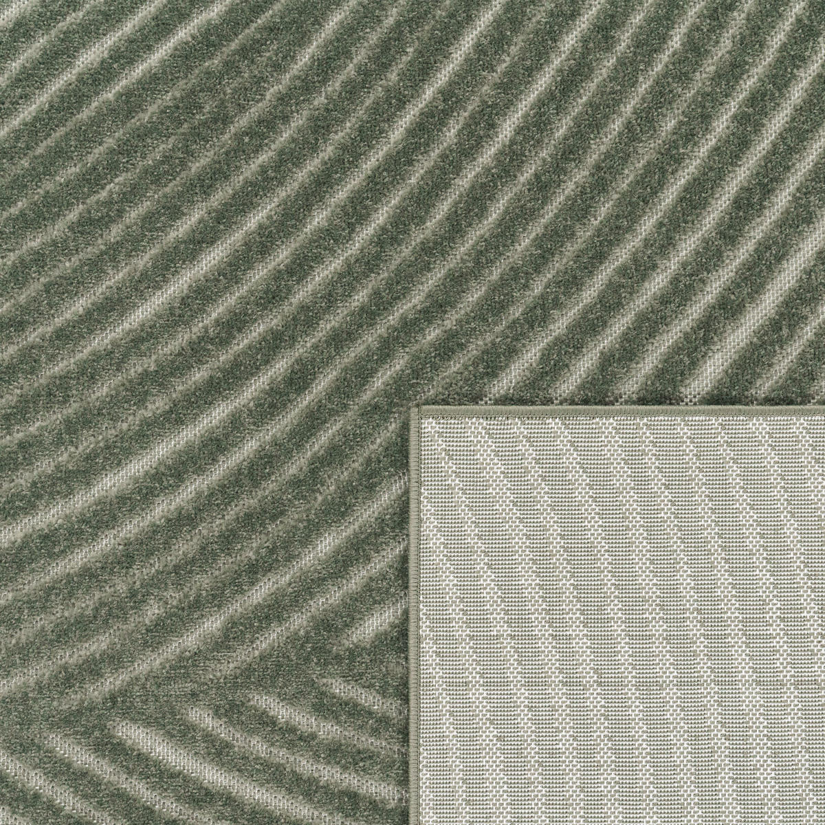 OUTDOORTEPPICH 160/220 cm Cotton 235 - Grün, Textil (160/220cm) - Paco Home