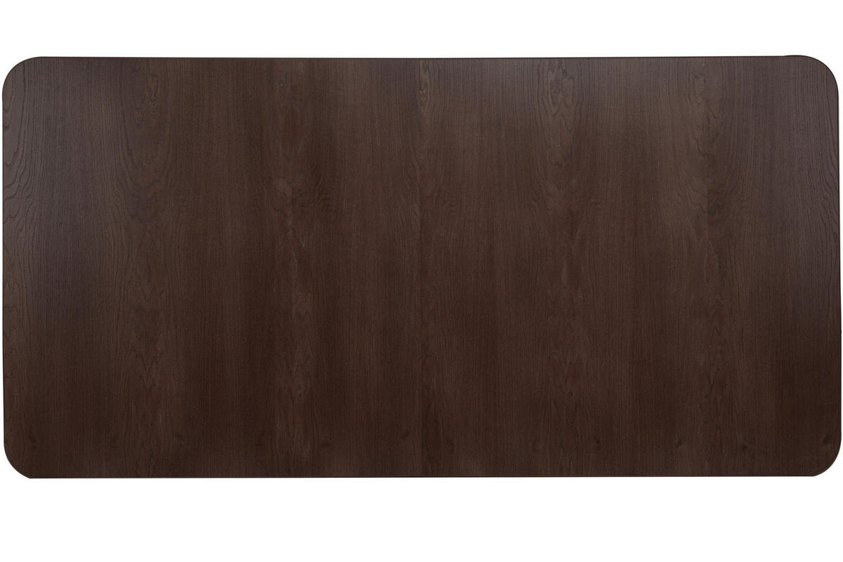 ESSTISCH COSPE ausziehbar bis 300cm, Walnuss dunkel - Walnussfarben, Holz (200/77/100cm) - KONSIMO®