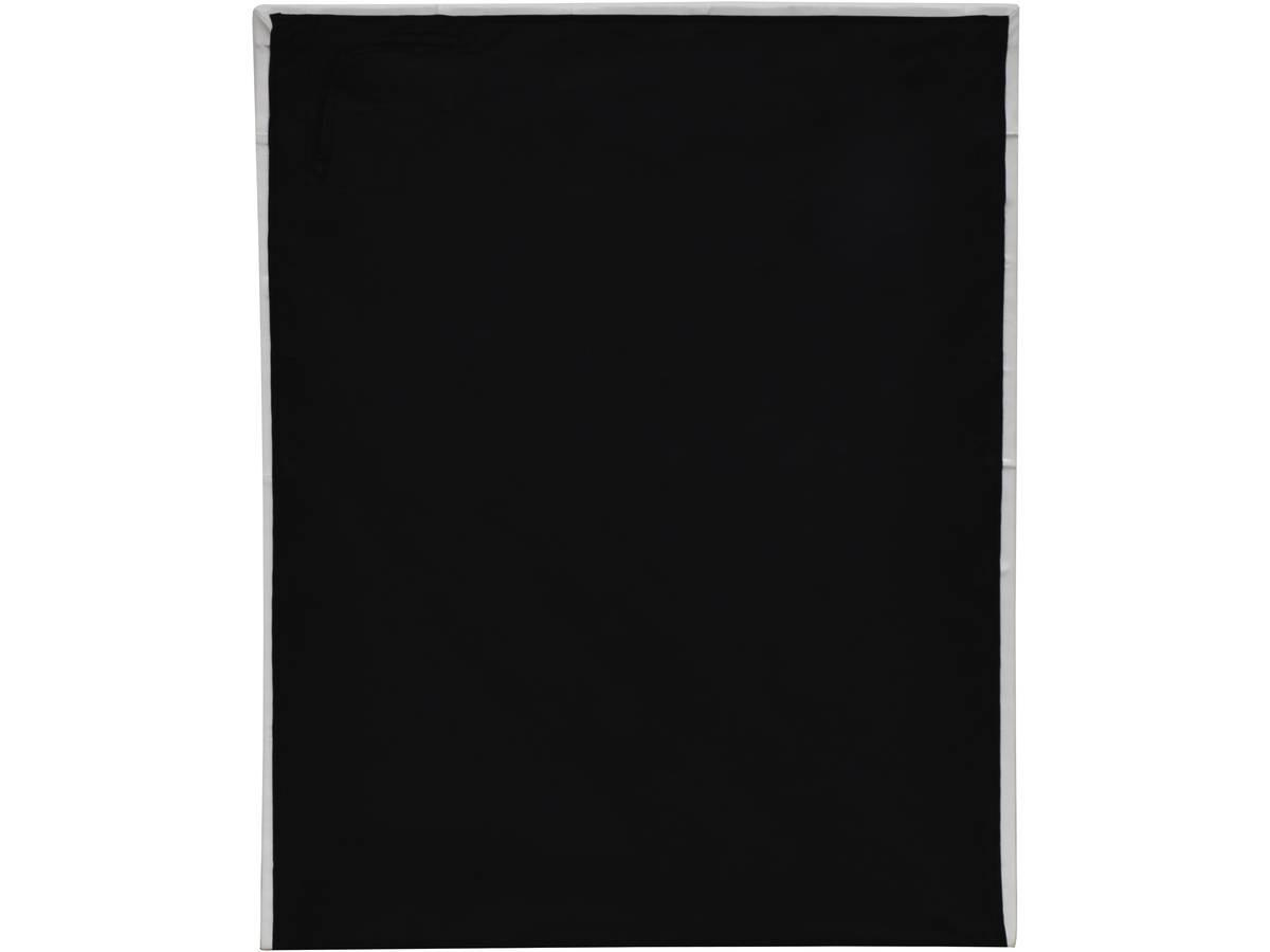 KOPFTEIL Déco LED Schwarz - Schwarz, Kunststoff (149/120/8.5cm) - Habitat Garten