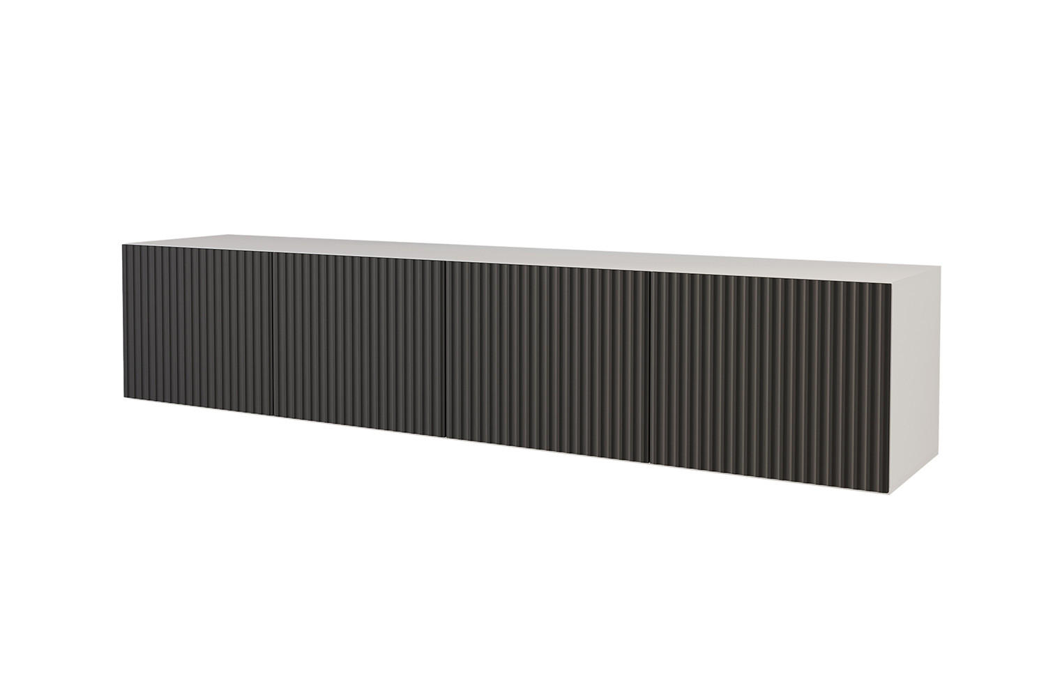 ALTDECOR LOWBOARD NOA-2-W 2x100x40x40 cm – bílá / černá