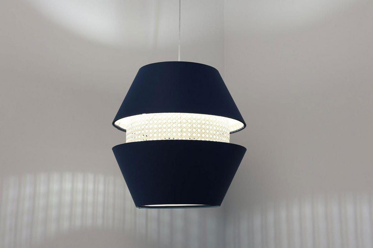 HÄNGELEUCHTE Türkis 40/40 cm - Türkis, Kunststoff (40/1.3/40cm) - ONZENO