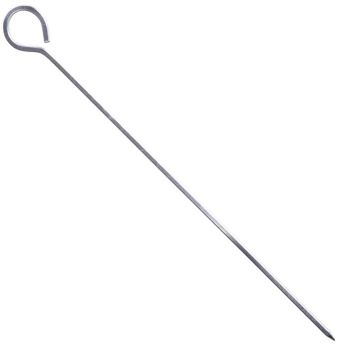 STAHLSPIESSE 23,5 cm 6 Stück. - Silberfarben, Metall (23.5cm) - Orion 