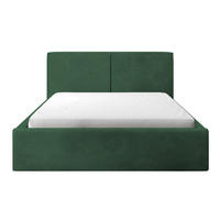 POLSTERBETT Farese Dunkelgrün Cordbezug 140 cm - Dunkelgrün, Textil (140/200cm) - Selsey