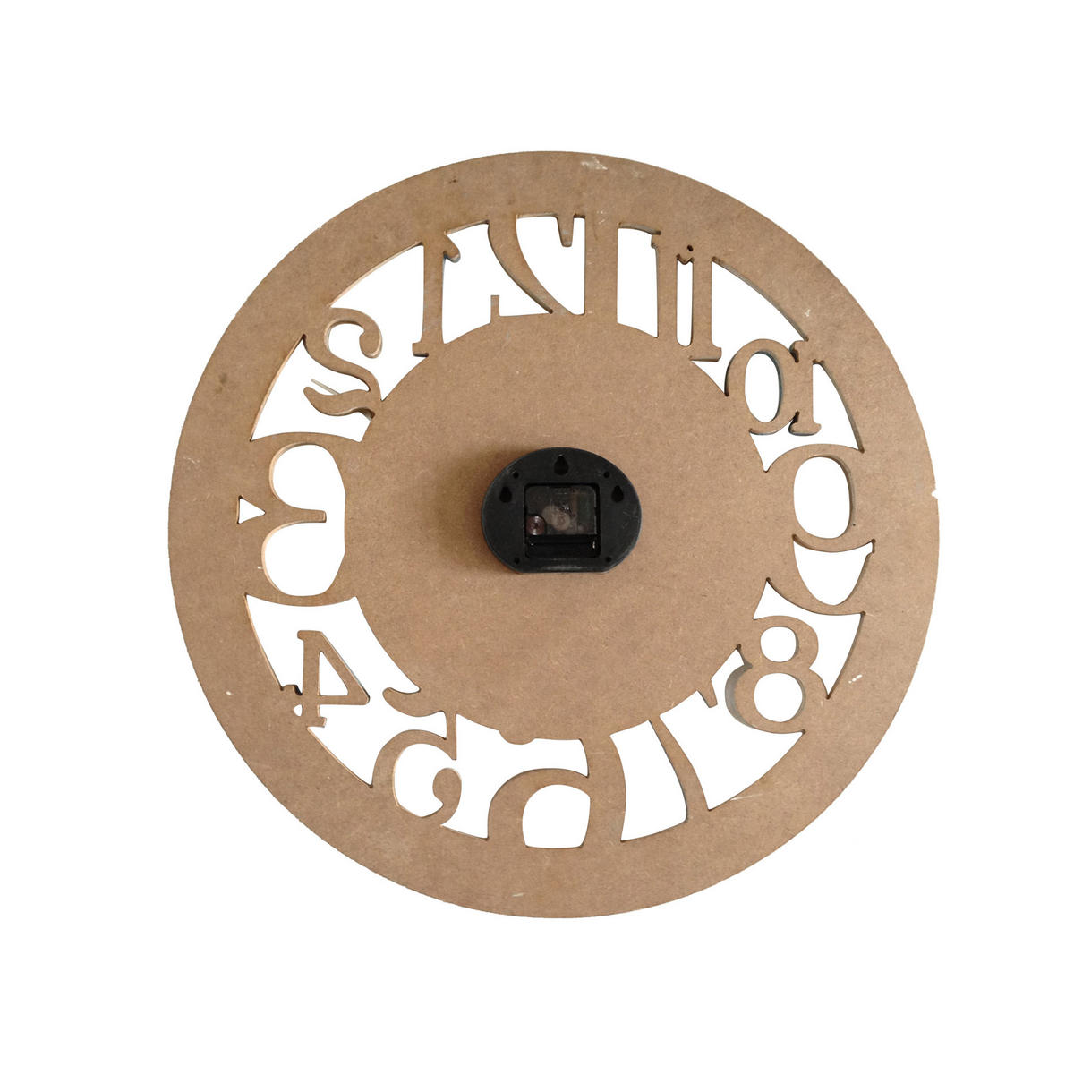 WANDUHR Braun 5/50/50 cm - Braun, Holzwerkstoff (5/50/50cm) - Mobili Rebecca