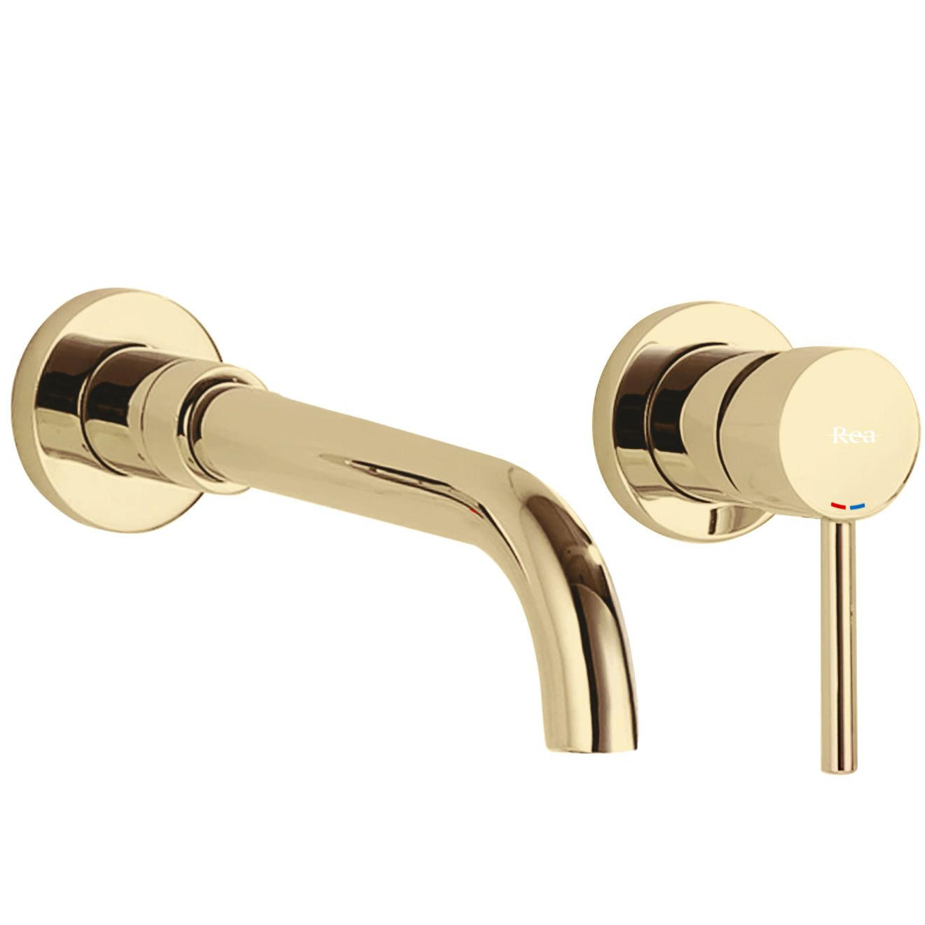 UNTERPUTZ Armatur Rea Lungo Long Gold+ibox - Goldfarben, Metall (20/11/20cm) - REA