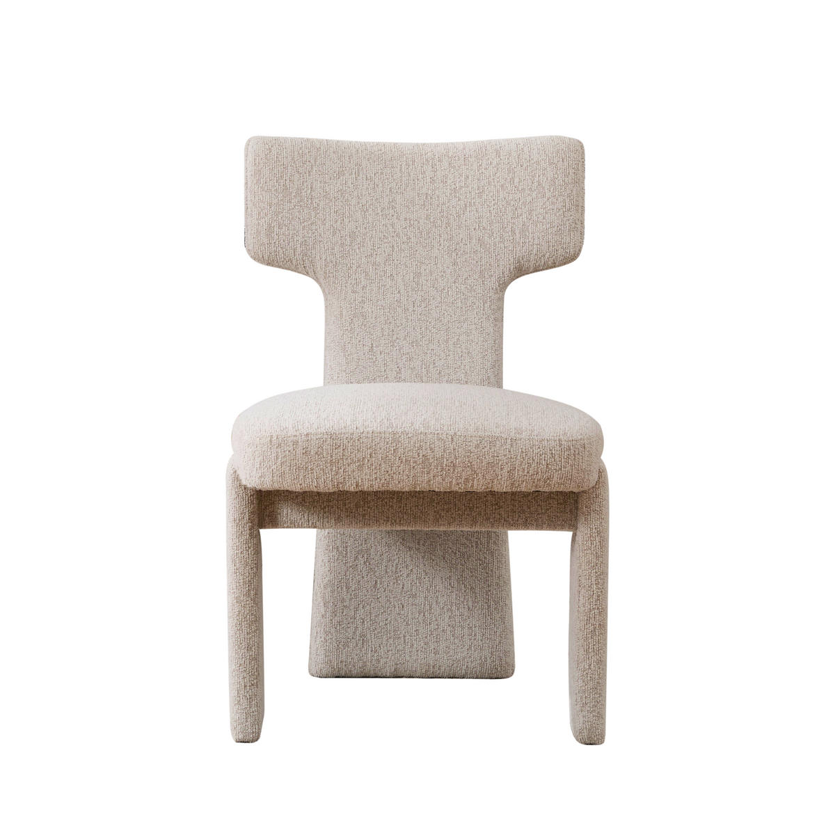 POLSTERSTUHL DE-36481 2er Set mit Holzbeinen Beige - Beige, Holzwerkstoff (56/86/64cm) - ComfortXL