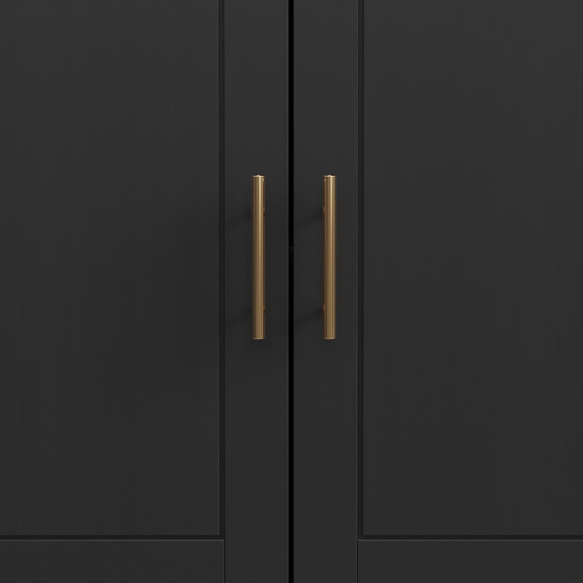 KÜCHENINSEL Schwarz 120/50/92 cm - Schwarz, Holzwerkstoff (120/92/50cm) - PANGIVO