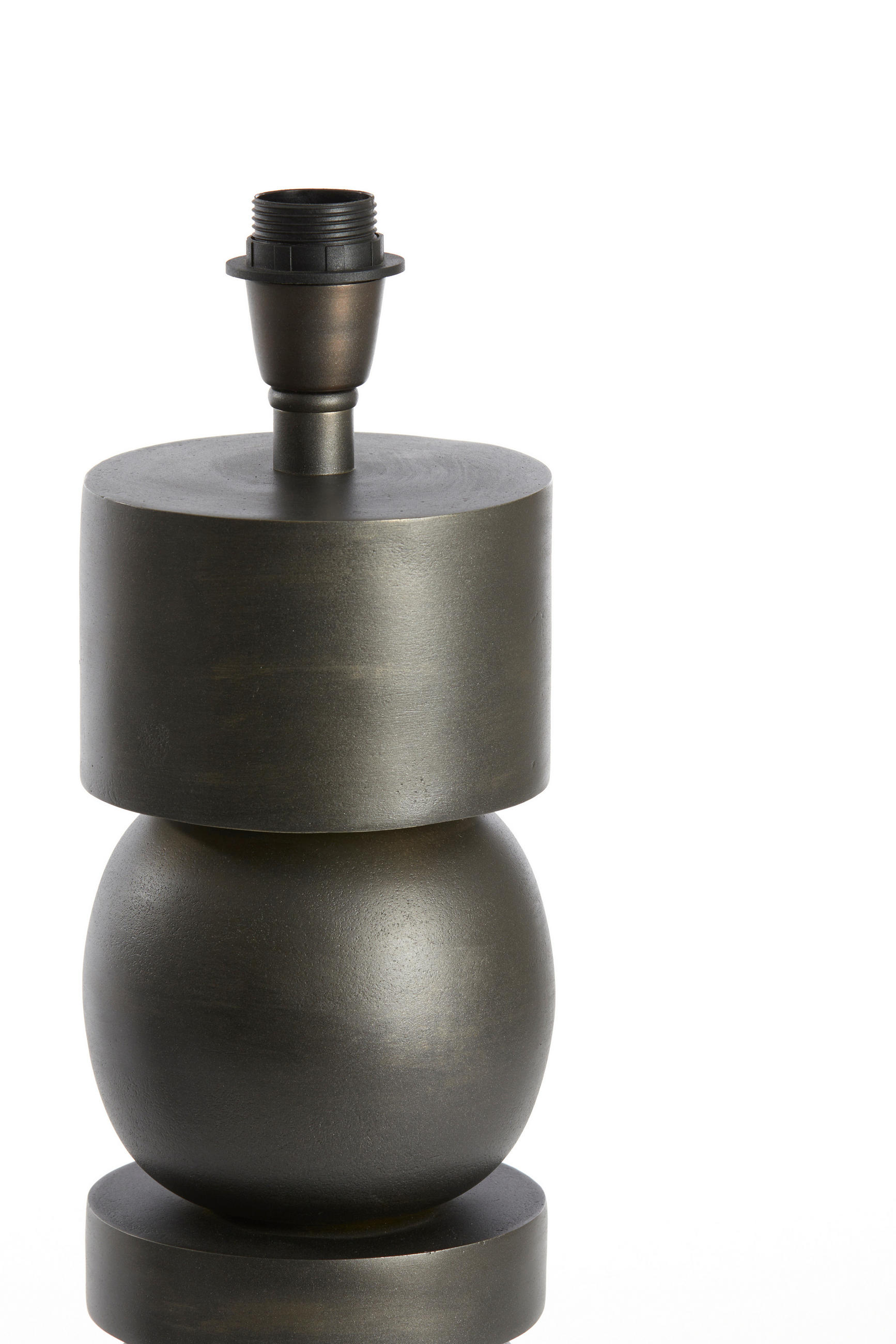 LAMPENFUSS Labis Grau Ø15/48 cm - Grau, Metall (15/15/48cm) - Light & Living