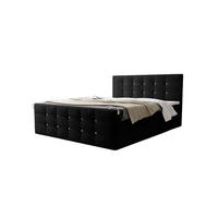 BOXBETT Coria IV Schwarz 180x200 cm - Schwarz, Textil (180/200cm) - B&B Home