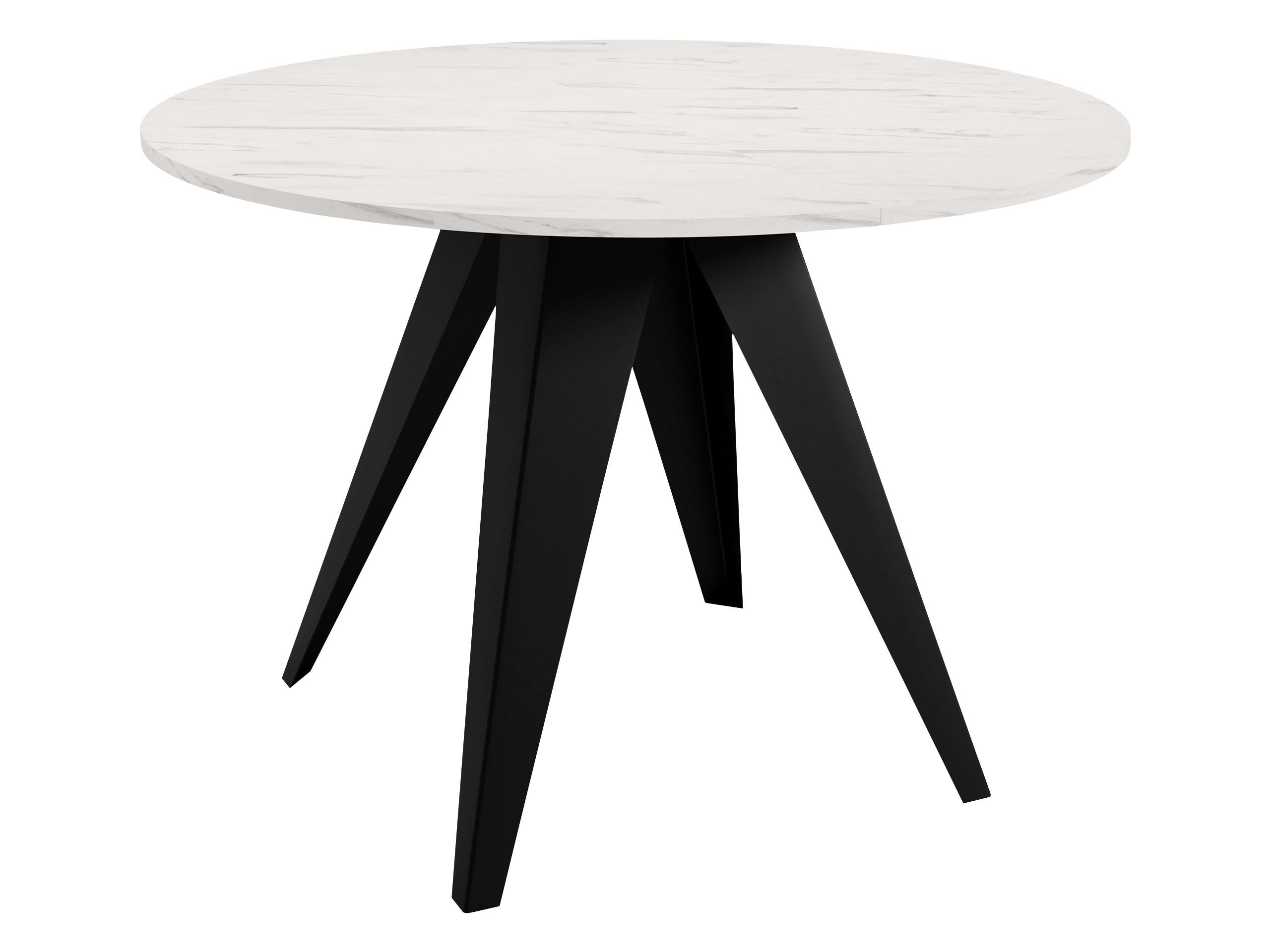 TISCH Gerda 90 - Multicolor/Schwarz, Holzwerkstoff/Metall (90/90/76cm) - MIRJAN24